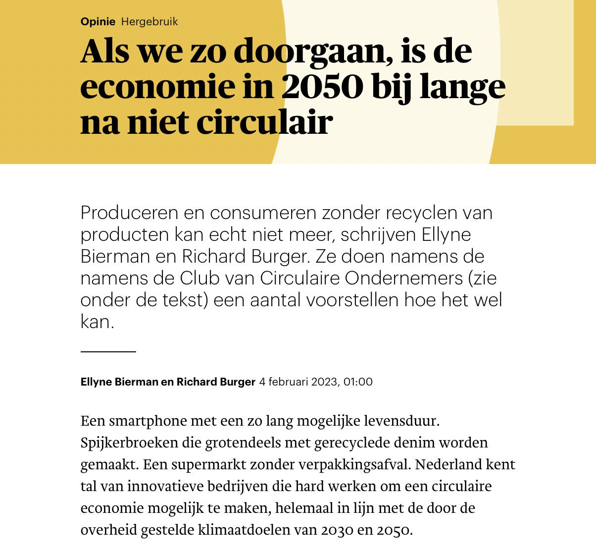 Abbot Kinney's - Skip the Hurt Volkskrant